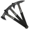 M48 Pro Throwing Axe Set and Sheath - Three-Pieces, 3cr13 Stainless Steel Blade, Cord-Wrapped Handles - Length 10 3/4 view 1