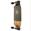 Shark Wheel Tiki - 39" Drop Down Longboard Complete with 72MM, 78A Black DNA Shark Wheels view 4