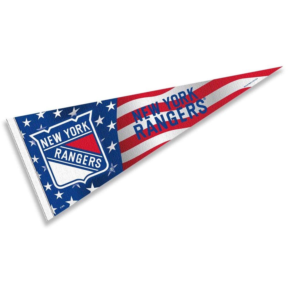 New York Rangers Nation USA Americana Stars and Stripes Pennant Banner Flag