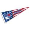 New York Rangers Nation USA Americana Stars and Stripes Pennant Banner Flag view 1