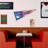 New York Rangers Nation USA Americana Stars and Stripes Pennant Banner Flag view 3