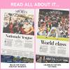 Signature gifts Washington Personalized Baseball History Book - DC Sports Fan Gift - A Major League History Told Through Archive Newspaper Coverage (Nationals) view 4