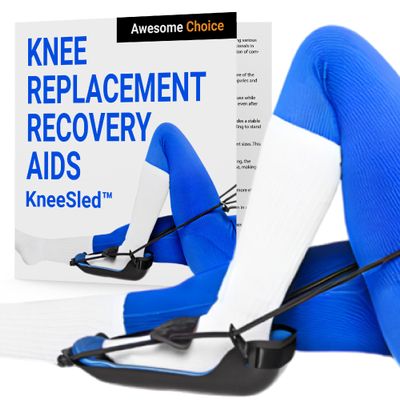 KneeSled Best choice after knee replacement surgery increases range of motion, stretches knees, improving mobility and flexibility leg exercise great for working out knee pain