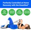 KneeSled Best choice after knee replacement surgery increases range of motion, stretches knees, improving mobility and flexibility leg exercise great for working out knee pain view 4
