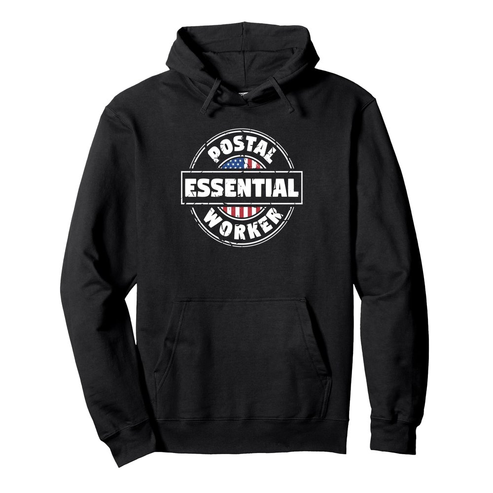Essential Postal Worker Appreciation World Post Day Pullover Hoodie