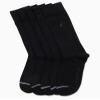 Nautica Mens Dress Socks - 5 Pack Breathable Comfort Stretch Crew-Length Work Socks for Men for Business Formal Wear (6-12.5), Size 6-12.5, Black Logo view 3