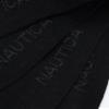 Nautica Mens Dress Socks - 5 Pack Breathable Comfort Stretch Crew-Length Work Socks for Men for Business Formal Wear (6-12.5), Size 6-12.5, Black Logo view 4