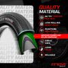 20x4 Fat Tire for Bicycle (2Pack), High-Performance Tires-Designed to Improve Speed & Minimizes Drag on Hard-Pack or Paved. Replacement Tire Compatible with Urban,Mountain or Three-Wheeled Bicycle. view 3