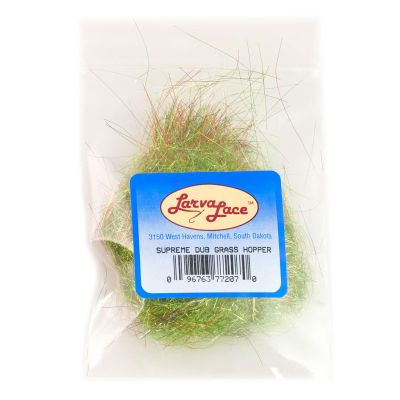 (Caps) Larva Lace Supreme Dubbing Grasshopper