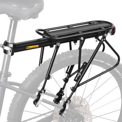 HONGYEA Bike Cargo Rack 220 Lbs Load Bike Rack Full Quick Release Universal Adjustable, Aluminum Alloy Waterproof Bike Luggage Rear Rack, Bicycle Rear Rack for MTB, Ebikes, Road Bike