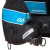 SCUBAPRO Go Front Adjustable Scuba Diving BCD, Quick Cinch, with Air2 Inflator Regulator for Travel Diving, L view 3