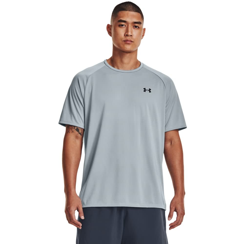 Under Armour Men's Tech 2.0 Short-Sleeve T-Shirt, (465) Harbor Blue / / Black, X-Small