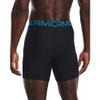 Under Armour mens Tech 6-inch Boxerjock 2-Pack, (006) Black / / Static Blue, X-Small view 2