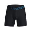 Under Armour mens Tech 6-inch Boxerjock 2-Pack, (006) Black / / Static Blue, X-Small view 4