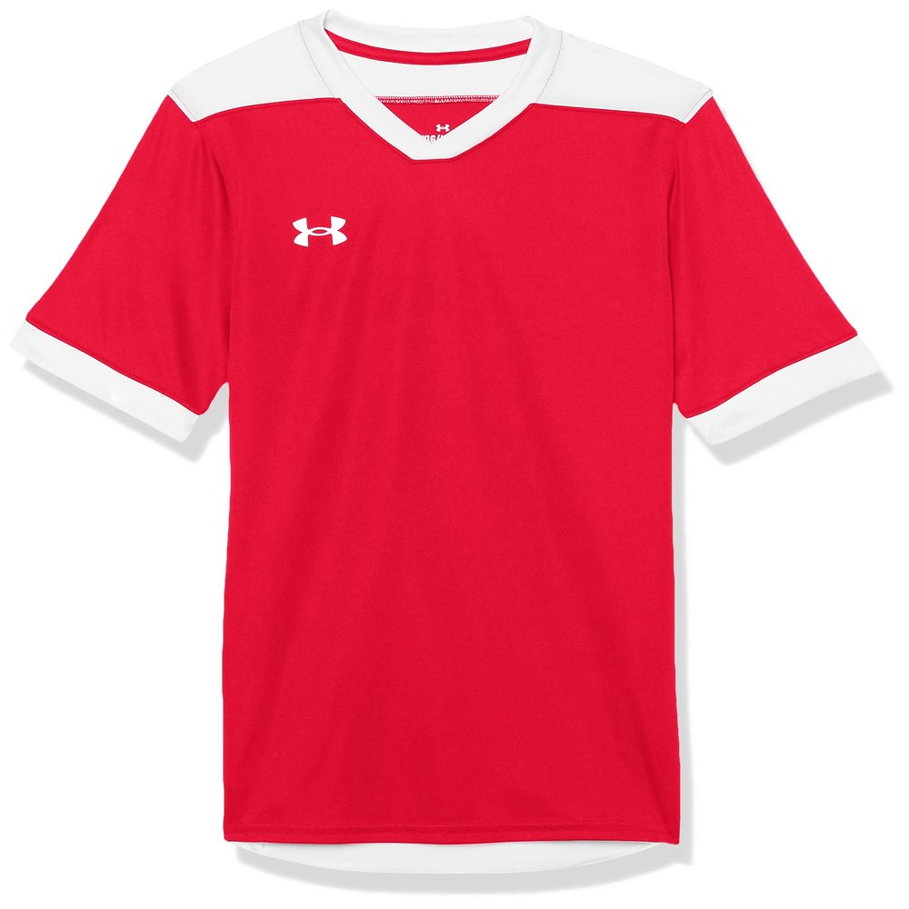 Under Armour Boys' Maquina 3.0 Jersey, (600) Red / / White, Youth Large