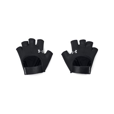 Under Armour Womens Training Gloves Half Finger, (001) Black / / Silver, X-Large