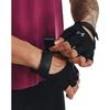 Under Armour Womens Training Gloves Half Finger, (001) Black / / Silver, X-Large view 3