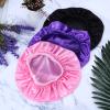 Prasacco 3 Pieces Kids Satin Bonnet Baby Bonnet Sleeping Cap Soft Silk Night Hats Colorful Satin Cap for Baby Girls Boys Natural Hair Teens Toddler Child Baby (Solid Color) view 3