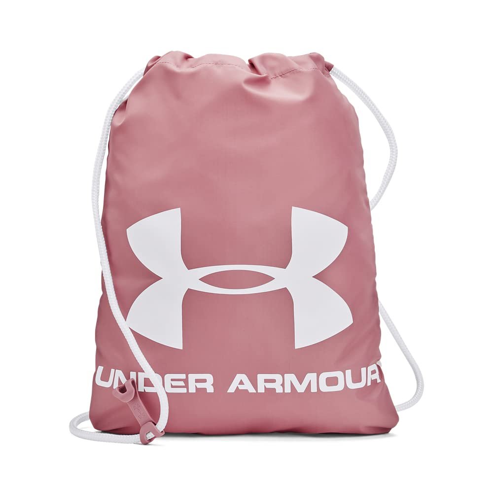 Under Armour Unisex-Adult Ozsee Sackpack, (697) Pink Elixir/White/White, One Size Fits All