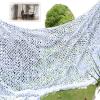 Geovne Outdoor Snow Camouflage Net,Multipurpose Camo Netting,Oxford Fabric Army Blinds Nets,Camouflage Tarp,Customize Available,for Hunting,Decoration,Camping,Photography,White (2x6m(6.6x19.7ft)) view 1