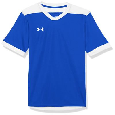Under Armour Boys' Maquina 3.0 Jersey, (400) Royal / / White, Youth X-Large