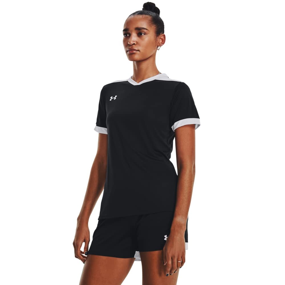 Under Armour Women's Maquina 3.0 Jersey, 001 Black, XL