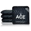 CornholeAce Legendary - Black (Set of 4 Bags) - Professional Cornhole Bags - ACE Pro Stamped view 1