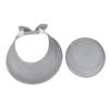2 in 1 Sun Visor Hat Summer Golf Hat Womens UV Protection Hat Wide Brim Beach Hat Packable Fishing Hat Rollable Floppy Hat Gray view 2
