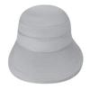 2 in 1 Sun Visor Hat Summer Golf Hat Womens UV Protection Hat Wide Brim Beach Hat Packable Fishing Hat Rollable Floppy Hat Gray view 3