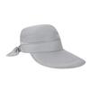 2 in 1 Sun Visor Hat Summer Golf Hat Womens UV Protection Hat Wide Brim Beach Hat Packable Fishing Hat Rollable Floppy Hat Gray view 4