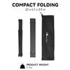 MOON LENCE Ultralight Folding Camping Table, Compact,Portable with Carry Bag, for Outdoor Cooking, Picnic, Camp, Boat, Travel (Black - M) view 3