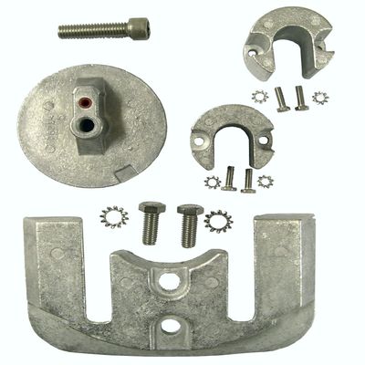 Zinc Anode Kit For Mercruiser Bravo 2 And 3 Outdrives Includes Hardware Replaces Mercury 97-888761Q04, Quicksilver 888761Q03, Martyr CMBRAVO23KITZ, Tecnoseal 20804, Seachoice 95061
