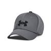 Under Armour Boys Blitzing Cap Stretch Fit, (012) Pitch Gray / / Black, Medium/Large view 1