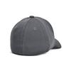 Under Armour Boys Blitzing Cap Stretch Fit, (012) Pitch Gray / / Black, Medium/Large view 2