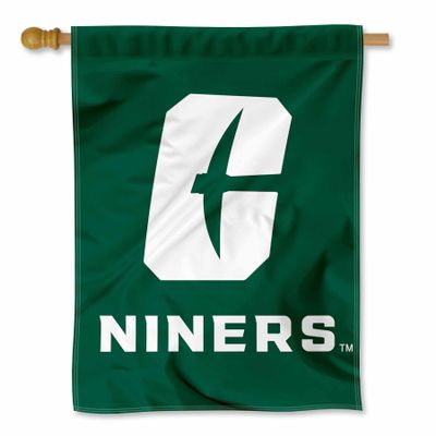 Charlotte 49ers Double Sided House Banner Flag