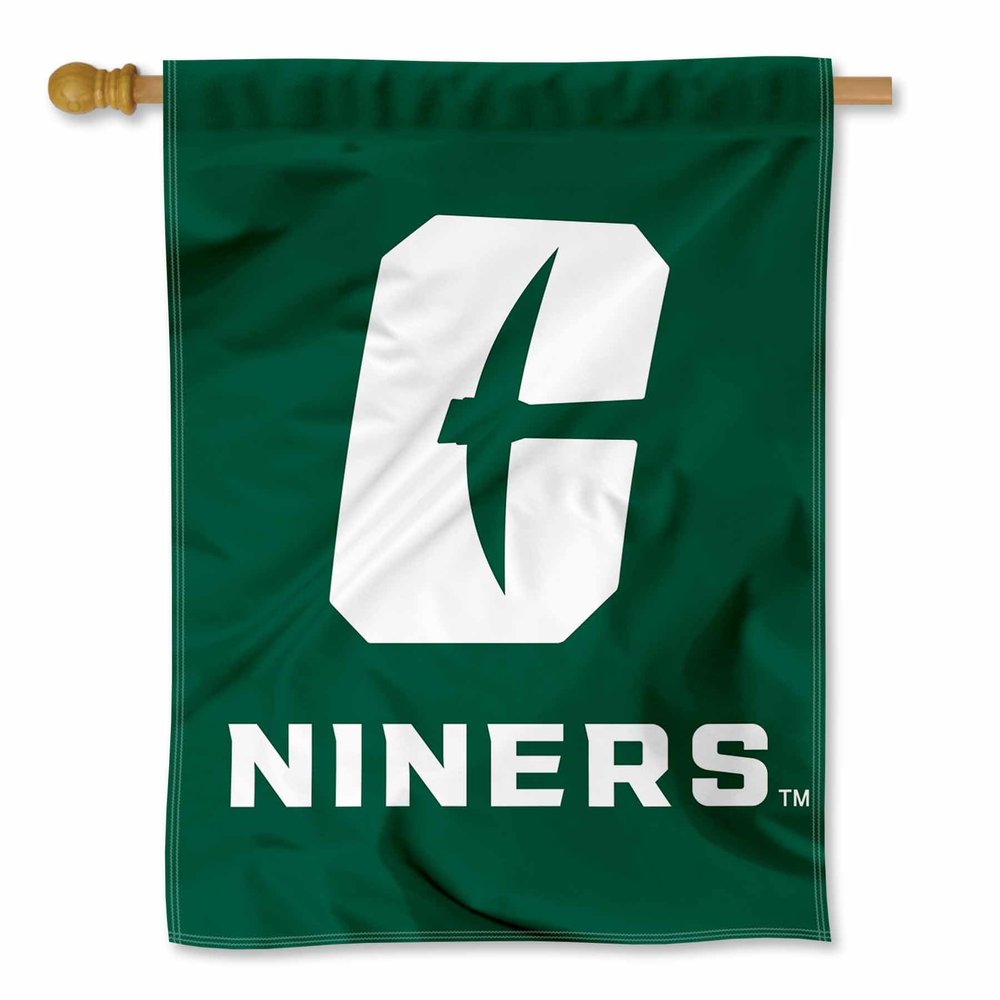 Charlotte 49ers Double Sided House Banner Flag