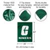 Charlotte 49ers Double Sided House Banner Flag view 2