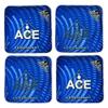 CornholeAce Legendary - Light Blue (Set of 4 Bags) - Professional Cornhole Bags - ACE Pro Stamped view 2