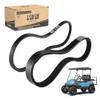 10L0L Golf Cart Drive Belt & Starter Generator Belt Kit for Club Car DS 1992-Up & Precedent 2004-Up, Compatible with FE290, FE350 and Kawasaki OHV Engine, Replaces OEM 101916701 view 1