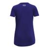 Under Armour Girls Tech Big Logo Short Sleeve T-Shirt, (468) Sonar Blue/Nebula Purple/Glacier Blue, Youth Large view 2