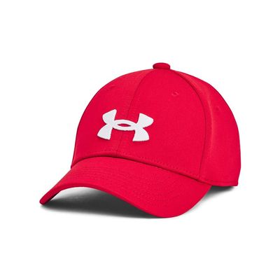 Under Armour Boys Blitzing Cap Stretch Fit, (600) Red / / White, Small/Medium