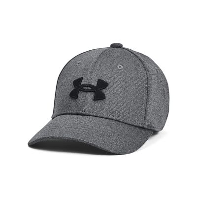 Under Armour Boys Blitzing Cap Stretch Fit, (003) Black / / Black, Small/Medium