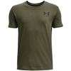 Under Armour Boys' Sportstyle Left Chest Short-Sleeve T-Shirt, (390) Marine OD Green / / Black, Youth X-Small view 1