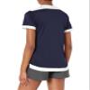 Under Armour Womens Maquina 3.0 Jersey, (410) Midnight Navy / / White, Large view 2