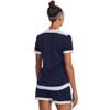 Under Armour Womens Maquina 3.0 Jersey, (410) Midnight Navy / / White, Large view 3