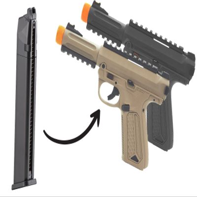 Lancer Tactical - ASG Extended 50 Rounds Green Gas Airsoft Magazine for AAP 01
