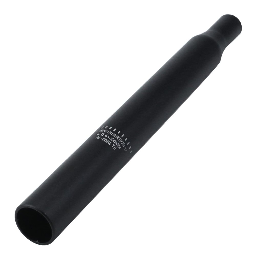 MY MIRONEY 31.6 X 300mm Bike Seat Post Matte Black Bike Seatpost Aluminum Alloy Bicycle Seat Post Replacement for Road & Mountain Bike