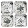 CornholeAce Legendary - White (Set of 4 Bags) - Professional Cornhole Bags - ACE Pro Stamped view 2