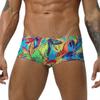 JAXFSTK Men's Swim Briefs Bikini Board Surf Boxer Trunks Swimsuits Elastic & Drawstring Oil Painting M view 1