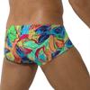 JAXFSTK Men's Swim Briefs Bikini Board Surf Boxer Trunks Swimsuits Elastic & Drawstring Oil Painting M view 2